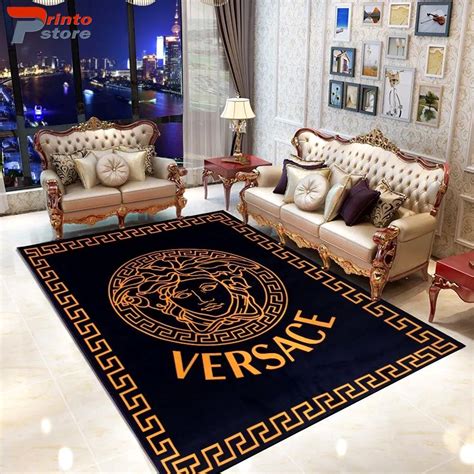 versace medusa rug